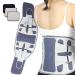 Lower Back Brace - Lower Back Stretcher | Waist Lumbar Lower Back Support Belt for Women Men Back Reliever Spinal Belt Back Relief Strap Blue P - Buy Online on GoSupps.com