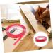 NUOBESTY 6 Rolls Transparent Double-sided Tape Double Stick Tape Wall Sticky Tape Poster Adhesive Nail Display Board Tape Hanging Nail Piece Display Bar No Substrate Acrylic Red - Buy Online on GoSupps.com