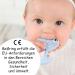Akuku Dinosaur Baby Bite Ring - BPA Free Silicone Teething Toy for Girls | Cooling Grief Ring & Biting Aid - Buy Online on GoSupps.com