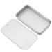 10 Pack Empty Sliding Cover Tins | Portable Silver Storage Can for Lip Balm Solid Perfume Gifts & Favors - Buy Online on GoSupps.com