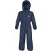 Trespass Kids Button Rain Suit 7-8 Years - Navy | Unisex Waterproof Jacket & Pants - Buy Online on GoSupps.com