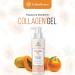 CalmGrace Collagen Gel | Anti-Ageing Collagen Moisturiser | Hydrating Anti Wrinkle Collagen Gel Face & Body Skincare | Non-Greasy Collagen Oil for Face - Papaya and Mandarin (250ml) - Buy Online on GoSupps.com