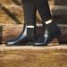 Horze Bonn Rubber Paddock Boots Black EU 42 - Durable and Stylish Horse Riding Footwear - Buy Online on GoSupps.com