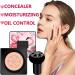 Mushroom Head Air Cushion CC Cream Liquid Foundation Moisturizing BB Cream Liquid Foundation Face Makeup Long Lasting Matte Concealer with Makeup Sponge(Natural) - Buy Online on GoSupps.com