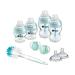 Tommee Tippee Advanced Anti-Colic Newborn Baby Bottle Starter Kit Slow-Flow Breast-Like Teats and Unique Anti-Colic Venting System Mixed Sizes Green