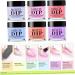 6pcs Dip Powder 6 couleurs en acrylique Piche de trempette ongles Pas de lampe UV/LED requise Kit bricolage s chage s chage pour les d butants pour les d butants Manucure - Buy Online on GoSupps.com