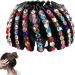 Ponytail Holder Rhinestone Bird Nest Expandable Birds Nest Shaped Hair Clips | Hair Accessory Rhinestone Bun Wrap Bird Nest Hairs Clip Hair Tail Holder For Women Girls Hersil Colorful - Buy Online on GoSupps.com