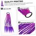 minkissy Wig Ponytail Hairpiece Braid Crochet Hair Extensions Ponytail Hair Extension Hair Accessories for Women Braids Girl Hair Braided Miss Hairpin Purple Photo High Temperature Wire 35X6X1CM Purple - Buy Online on GoSupps.com