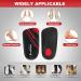 330+ lbs Plantar Fasciitis Insoles - High Arch Support Orthotic Inserts for Men & Women - Heel Pain Relief - Heavy Duty Support for Walking & Running - Black/Red - Size L (Men's 9-11, Women's 10-12) - Buy Online on GoSupps.com