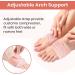 MORYUC Arch Support Brace - Plantar Fasciitis Relief for Men and Women - Adjustable Arch Support for Flat Feet - Orthotic Pads Included - (1 Pair, Pink) - Buy Online on GoSupps.com