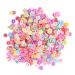 Housoutil 5000pcs Fruit Slices Glitter Ornaments So Unique Body Mist Fruit Charms Nail Art Charms Fruit Nail Decor Nail Slice Decorations Lemon Slice Nail Art So Clay Sequins 3D 0.5x0.5cm As Shown