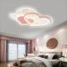 Shop DHGIE Dimmable LED Ceiling Lamp for Children s Room | Remote Control | 38W Cartoon Design in Blue & Pink - Buy Online on GoSupps.com