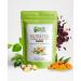 Earth Vitals - Detox Tea - Herbal Infusion - with Traditional Ayurvedic Herbs - Nutritionally Rich Raw Superfood from India
