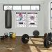 6PCS Workout Chart Posters for Home Gym | Fitness Dumbbell Exercise Motivational Decor | Exercise Charts for Triceps, Shoulders, Legs, Back, Chest, Abs | Oil on Canvas Gym Art - Buy Online on GoSupps.com
