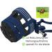 AMKA Muzzle for Horses - Adjustable Feeding Stop with Rubber Insert | Dark Blue Sizes Available - Buy Online on GoSupps.com