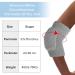 Sibba Compression Elbow Pads - Arm Brace Support for Men, Women & Kids | Volleyball, Basketball | Breathable Elbow Wraps - Grey - Buy Online on GoSupps.com