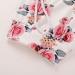 Puseky Newborn Baby Girl Floral Hoodie Sweatshirt and Pants Set | 0-3 Months - Buy Online on GoSupps.com