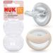 Nuk Mommyfeel Schnuller |For an intact breastfeeding relationshipBPA-free silicone |0-9 months |2 pieces |Gray & Beige Mommyfeel (0-9m) Greige