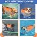 SlowTon Dog Life Jacket - Adjustable Ripstop Vest with Belly Support for Swimming - XS Grey & Orange - Buy Online on GoSupps.com