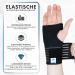 Actesso Elastic Wrist Bandage - Support for Sprains & RSI | Medium Black Hand Bandage | Right & Left - Buy Online on GoSupps.com