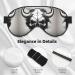 Buy SSIMOO Bull Skull Print Double-Sided Eye Mask | Soft Light Blocking for Better Sleep - Buy Online on GoSupps.com