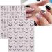 JMEOWIO Floral Nail Art Stickers - 12 Sheets, Self-Adhesive Design Decals for Spring/Summer Nails - Buy Online on GoSupps.com