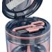 Portable Sapphire Blue Mouth Protection Case | Leak-Proof Prosthesis Container with Mirror | Ideal for Bathroom & Travel - Buy Online on GoSupps.com