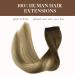 Buy GOO GOO Wire Hair Extensions - 16 Inch 95g Walnut Brown Ash Blonde Balayage Invisible Seamless Fish Line | International Shipping - Buy Online on GoSupps.com