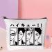 Wumpa Haikyuu Anime Cosmetic Bag | Makeup Bag for Fans - Kotaro Tetsuro Keiji Hinata | Perfect Gift for Women & Girls | Zippered Haikyuu Cosplay Accessory - Buy Online on GoSupps.com