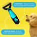 DakPets All-In-One Grooming Tool for Cats & Dogs | Metal Undercoat Rake, Detangling Comb, Shedding Blade & Grooming Brush | Blue | Medium to Long Hair - Buy Online on GoSupps.com