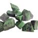 Natural Crystal Rough 50-100g Natural Epidote Ruby in Fuchsite Crystal Stone Rock Chips Specimen Collection Natural Crystal Fish Tank Stone yuebang (Color : 90-100g Size : 2-4cm) 2-4cm 90-100g