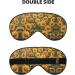 Sunflowers Print Double-Sided Eye Mask | Soft Light Blocking for Better Sleep Quality - Shop Now - Buy Online on GoSupps.com