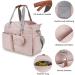 SONARIN Stylish Large Capacity Baby Nappy Changing Tote Bag - Waterproof Satchel Messenger Bag for Travel - Pink - Buy Online on GoSupps.com
