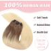 Vlasy Clip in Hair Extensions 16 Inch (80 g) T8A/60+T8A/60# - Seamless Natural Human Hair Extensions for Women - Buy Online on GoSupps.com
