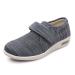 Yytcsjz Diabetic Shoes for Man Elderly Arthritis Edema Orthopedic Shoes House Anti Slip Shoes Diabetic Foot Shoes for Arthritis Fasciitis Swollen Feet 5.5 Dark Grey