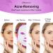 7 Color LED Facial Mask Wireless Beauty Skin Rejuvenation Photon Mask with Touch Control Light Therapy Mask for Anti-aging Acne Spot Scar Removal Smooth Wrinkles Daily Skin Care - Buy Online on GoSupps.com
