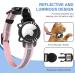Ytanest Luminous AirTag Cat Collar | Reflective & Breakaway with Apple AirTag Holder | GPS Tracker & Safety Elastic Band | Pink XS (7-9 Inch) - Buy Online on GoSupps.com