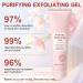 Purifying Exfoliating Gel Facial Exfoliator Cleanser Face Scrub Natural Exfoliating Gel Purifying Cream Gentle for Face Body Deep Cleansing for All Skin 1.76 Fl Oz (Pack of 1) - Buy Online on GoSupps.com