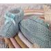 Royal Icon Soft Knitted Baby Booties with Bow for Newborns | 0-3 Months | Blue Green | Ideal for Indoor and Outdoor Use - Buy Online on GoSupps.com