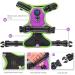 Phoepet Reflective Dog Harness - Adjustable & Durable with Training Handle | Violet L (Neck 16-24 Chest 22-33) | International Shipping Available - Buy Online on GoSupps.com