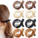 8 PCS Matte Ponytail Buckle Hair Clip Hair Clips High Ponytail Claw Clip Nonslip Hair Accessories for Women Thick Long Hair