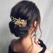 IYOU Bridal Wedding Hair Clip Gold Flower Barrette Hair Piece Pearl Bridal Hair Comb Prom Bride Bridesmaid Hair Accessories for Women - Buy Online on GoSupps.com