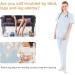 Radsocken 3 Pairs Compression Socks for Women Men Surgical Compression Stockings Flight Socks Knee High Support Socks for Sport Pregnancy Nursing Varicose Veins Travel Work 20-25 mmHg - Buy Online on GoSupps.com