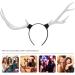 FRCOLOR Christmas Antler Headband Deer Horn Hair Hoop Christmas Holiday Cosplay New Years Decor(White) - Buy Online on GoSupps.com