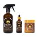 The Chebe Set Trio de soins capillaires Brume quotidienne hydratante beurre capillaire au ch b et huile de croissance du ch b | Favorise la croissance des cheveux