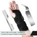 HeyBrace Adjustable Wrist Support Brace for Carpal Tunnel - Removable Metal Splint - Relieve Wrist Pain - Left Hand Size L - Buy Online on GoSupps.com