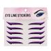 Autocollants Eyeliner Pour Femmes - D calque Fard Paupi res Femme - Adh sif Tenue Longue Bandes Pour Sorties Danse Voyage Sc ne M res Violet