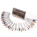 DEWEL Wood Furniture Markers & Filler Sticks Repair Kit New Improved 18 Colors Touch Up Markers and Wax Sticks - Cover Damaged Wooden Surface and Floor for Pet Scratches Stains Cracks and Dents