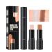 Contouring Stick, Professional Makeup Highlighter Contour Stick 2-In-1, Contour Stick with Two Ends Defines the Cheekbones and Shapes the Face (01#, .)