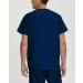 Landau Essentials Men's 5-Pocket V-Neck Scrub Top | 7489 Navy | Large Tall - Relaxed Fit - Buy Online on GoSupps.com